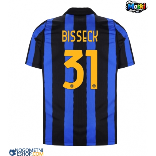 Moški Nogometni dresi Inter Milan Yann Bisseck #31 Domači 2026-27 Kratek Rokav